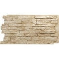 thumbnail image 1 of Ekena Millwork 49"W x 25.50"H x 1.25"D Acadia Ledge Stacked Stone, StoneWall Faux Stone Siding Panel, Sandstone, 1 of 11