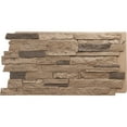 thumbnail image 1 of Ekena Millwork 49"W x 25.50"H x 1.25"D Acadia Ledge Stacked Stone, StoneWall Faux Stone Siding Panel, Smokey Ridge, 1 of 11