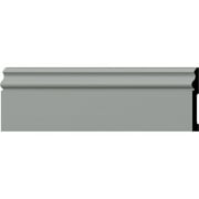 Ekena Millwork 5 1/2"H x 5/8"P x 94 1/2"L Aberdeen Baseboard Moulding