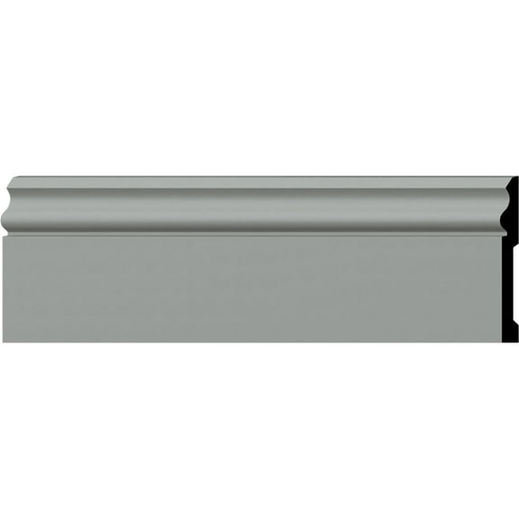 Ekena Millwork 5 1/2"H x 5/8"P x 94 1/2"L Aberdeen Baseboard Moulding