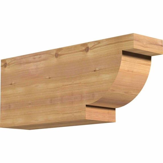Ekena Millwork 5 1/2"W x 10"H x 24"L Alpine Smooth Rafter Tail, Western Red Cedar