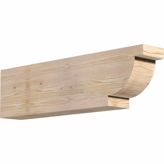 Ekena Millwork 5 1/2"W x 10"H x 36"L Alpine Smooth Rafter Tail, Douglas Fir