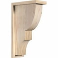 thumbnail image 1 of Ekena Millwork 5 1/2"W x 12"D x 20"H Ridgewood Smooth Corbel w/Backplate, Douglas Fir, 1 of 9