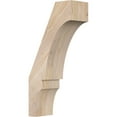 thumbnail image 1 of Ekena Millwork 5 1/2"W x 12"D x 24"H Balboa Smooth Knee Brace, Douglas Fir, 1 of 13