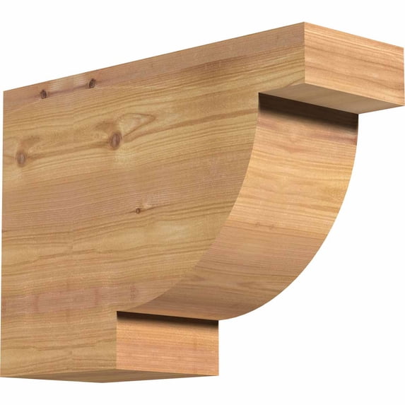 Ekena Millwork 5 1/2"W x 12"H x 16"L Alpine Smooth Rafter Tail, Western Red Cedar