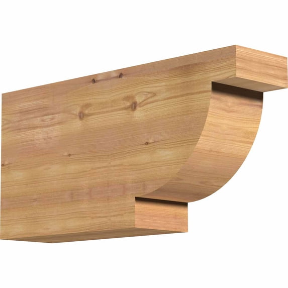 Ekena Millwork 5 1/2"W x 12"H x 24"L Alpine Smooth Rafter Tail, Western Red Cedar