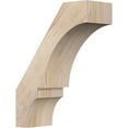 thumbnail image 1 of Ekena Millwork 5 1/2"W x 14"D x 18"H Balboa Smooth Knee Brace, Douglas Fir, 1 of 13
