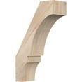thumbnail image 1 of Ekena Millwork 5 1/2"W x 14"D x 22"H Balboa Smooth Knee Brace, Douglas Fir, 1 of 13