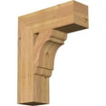 thumbnail image 1 of Ekena Millwork 5 1/2"W x 18"D x 22"H Olympic Block Smooth Bracket, Western Red Cedar, 1 of 25