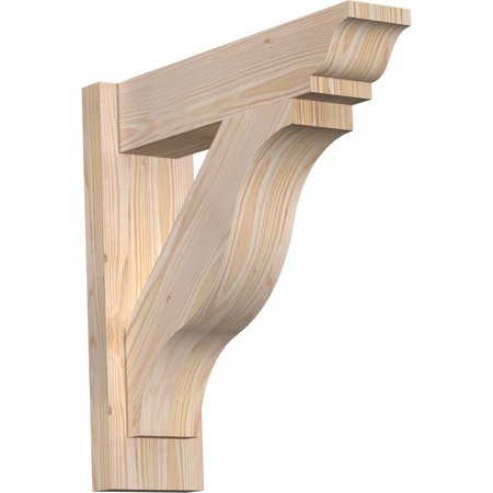 Ekena Millwork 5 1/2"W x 20"D x 20"H Funston Smooth Traditional Outlooker, Douglas Fir