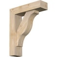 thumbnail image 1 of Ekena Millwork 5 1/2"W x 20"D x 24"H Funston Block Smooth Bracket w/ Offset Brace, Douglas Fir, 1 of 25