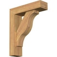 thumbnail image 1 of Ekena Millwork 5 1/2"W x 20"D x 24"H Funston Block Smooth Bracket w/ Offset Brace, Western Red Cedar, 1 of 25
