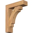 thumbnail image 1 of Ekena Millwork 5 1/2"W x 20"D x 24"H Merced Block Smooth Bracket w/ Offset Brace, Western Red Cedar, 1 of 25