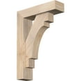 thumbnail image 1 of Ekena Millwork 5 1/2"W x 20"D x 28"H Merced Block Smooth Bracket w/ Offset Brace, Douglas Fir, 1 of 25
