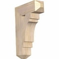 thumbnail image 1 of Ekena Millwork 5 1/2"W x 20"D x 28"H Merced Craftsman Smooth Bracket, Douglas Fir, 1 of 13