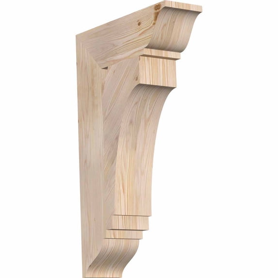 Ekena Millwork 5 1/2"W x 20"D x 32"H Imperial Traditional Smooth Bracket, Douglas Fir