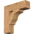 thumbnail image 1 of Ekena Millwork 5 1/2"W x 22"D x 22"H Balboa Block Smooth Bracket, Western Red Cedar, 1 of 25