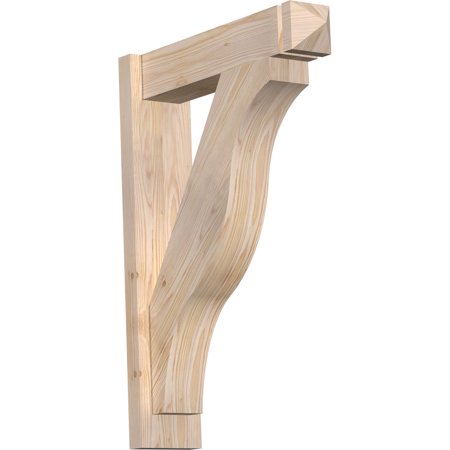 Ekena Millwork 5 1/2"W x 22"D x 30"H Funston Smooth Arts and Crafts Outlooker, Douglas Fir