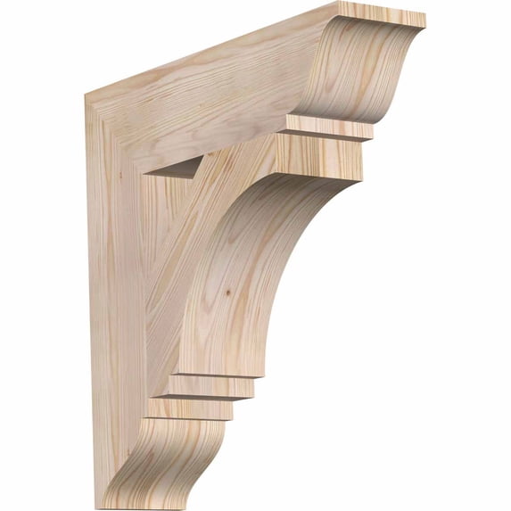 Ekena Millwork 5 1/2"W x 24"D x 24"H Imperial Traditional Smooth Bracket, Douglas Fir