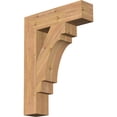 thumbnail image 1 of Ekena Millwork 5 1/2"W x 24"D x 32"H Merced Block Smooth Bracket, Western Red Cedar, 1 of 25