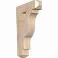 thumbnail image 1 of Ekena Millwork 5 1/2"W x 24"D x 36"H Funston Craftsman Smooth Bracket, Douglas Fir, 1 of 13
