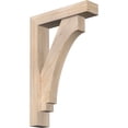 thumbnail image 1 of Ekena Millwork 5 1/2"W x 24"D x 36"H Imperial Block Smooth Bracket w/ Offset Brace, Douglas Fir, 1 of 25