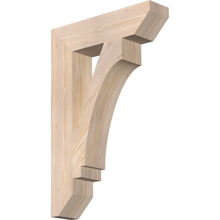 Ekena Millwork 5 1/2"W x 24"D x 36"H Imperial Slat Smooth Bracket, Douglas Fir