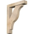 thumbnail image 1 of Ekena Millwork 5 1/2"W x 26"D x 34"H Funston Block Smooth Bracket w/ Offset Brace, Douglas Fir, 1 of 25