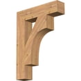 thumbnail image 1 of Ekena Millwork 5 1/2"W x 26"D x 34"H Westlake Block Smooth Bracket, Western Red Cedar, 1 of 25