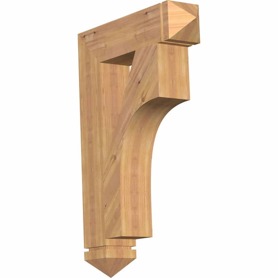 Ekena Millwork 5 1/2"W x 26"D x 38"H Westlake Arts & Crafts Smooth Bracket, Western Red Cedar