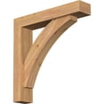 thumbnail image 1 of Ekena Millwork 5 1/2"W x 28"D x 28"H Thorton Block Smooth Bracket w/ Offset Brace, Western Red Cedar, 1 of 25