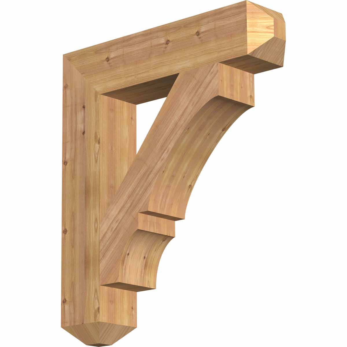 Ekena Millwork 5 1/2"W x 28"D x 32"H Balboa Craftsman Smooth Bracket ...