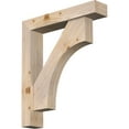 thumbnail image 1 of Ekena Millwork 5 1/2"W x 28"D x 32"H Westlake Block Smooth Bracket w/ Offset Brace, Douglas Fir, 1 of 25