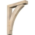thumbnail image 1 of Ekena Millwork 5 1/2"W x 28"D x 36"H Thorton Block Smooth Bracket w/ Offset Brace, Douglas Fir, 1 of 25