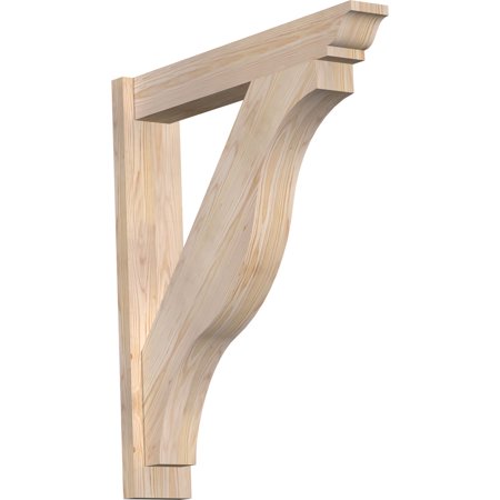 Ekena Millwork 5 1/2"W x 30"D x 34"H Funston Smooth Traditional Outlooker, Douglas Fir