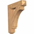 thumbnail image 1 of Ekena Millwork 5 1/2"W x 30"D x 34"H Imperial Craftsman Smooth Bracket, Western Red Cedar, 1 of 13