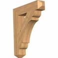 thumbnail image 1 of Ekena Millwork 5 1/2"W x 30"D x 34"H Olympic Craftsman Smooth Bracket, Western Red Cedar, 1 of 13