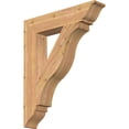 thumbnail image 1 of Ekena Millwork 5 1/2"W x 30"D x 36"H Funston Traditional Smooth Bracket, Western Red Cedar, 1 of 4