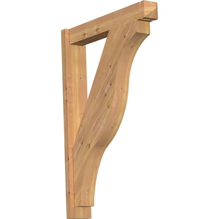 Ekena Millwork 5 1/2"W x 30"D x 42"H Funston Smooth Arts and Crafts Outlooker, Western Red Cedar
