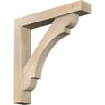 thumbnail image 1 of Ekena Millwork 5 1/2"W x 32"D x 32"H Olympic Block Smooth Bracket w/ Offset Brace, Douglas Fir, 1 of 25