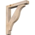 thumbnail image 1 of Ekena Millwork 5 1/2"W x 32"D x 36"H Funston Block Smooth Bracket w/ Offset Brace, Douglas Fir, 1 of 25