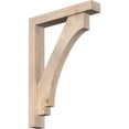 thumbnail image 1 of Ekena Millwork 5 1/2"W x 32"D x 44"H Imperial Block Smooth Bracket w/ Offset Brace, Douglas Fir, 1 of 25