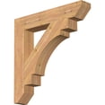 thumbnail image 1 of Ekena Millwork 5 1/2"W x 34"D x 34"H Merced Slat Smooth Bracket, Western Red Cedar, 1 of 4
