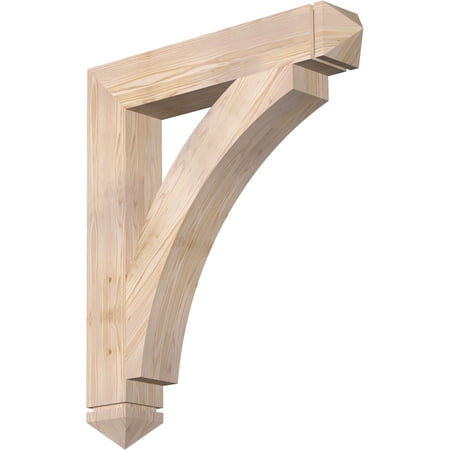 Ekena Millwork 5 1/2"W x 34"D x 40"H Thorton Arts & Crafts Smooth Bracket, Douglas Fir