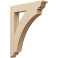 thumbnail image 1 of Ekena Millwork 5 1/2"W x 36"D x 44"H Thorton Traditional Rough Cedar Woodgrain TimberThane Bracket, Primed Tan, 1 of 6