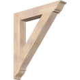 thumbnail image 1 of Ekena Millwork 5 1/2"W x 38"D x 42"H Traditional Traditional Smooth Bracket, Douglas Fir, 1 of 4