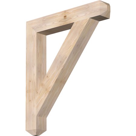 Ekena Millwork 5 1/2"W x 38"D x 44"H Traditional Craftsman Smooth Bracket, Douglas Fir
