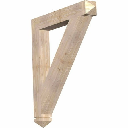 Ekena Millwork 5 1/2"W x 42"D x 48"H Traditional Arts & Crafts Smooth Bracket, Douglas Fir