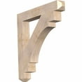 thumbnail image 1 of Ekena Millwork 5 1/2"W x 44"D x 44"H Merced Craftsman Smooth Bracket, Douglas Fir, 1 of 13