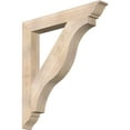 thumbnail image 1 of Ekena Millwork 5 1/2"W x 44"D x 48"H Funston Traditional Smooth Bracket, Douglas Fir, 1 of 4